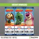 Toy Story Ticket Invitations